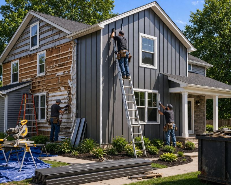 Dormer Siding Replacement in Asheville, NC