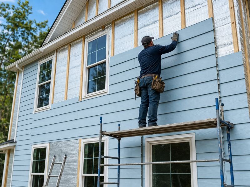 Insulated Siding Installation in Flat Rock, NC